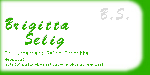 brigitta selig business card